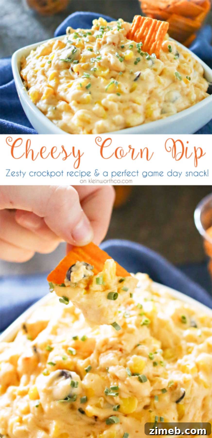 Cheesy Corn Dip, final dish