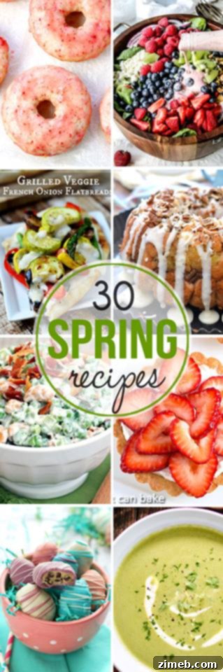 30 Fresh & Flavorful Spring Meals 2 A collection of delicious spring dessert ideas, perfect for Easter and other celebrations.