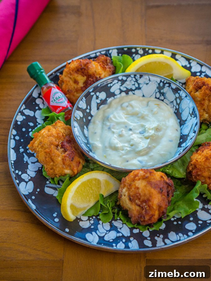 Delicious Grouper Fritters, a perfect Key West inspired dish for your Friday night dinner.