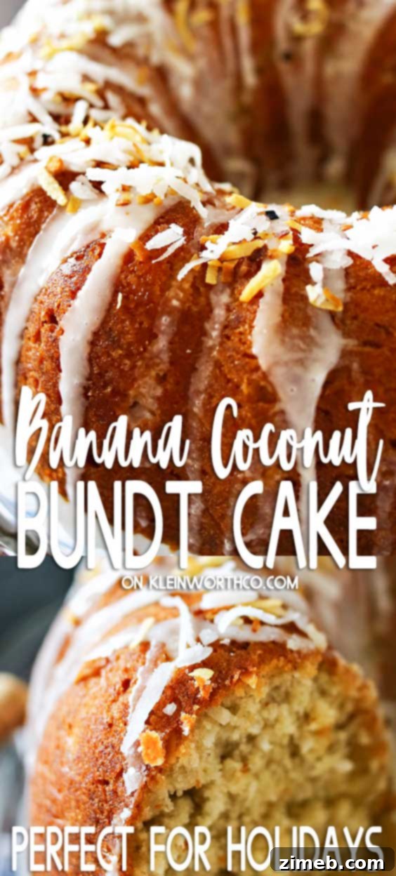 Banana Coconut Bundt Cake - A Dessert for Every Occasion