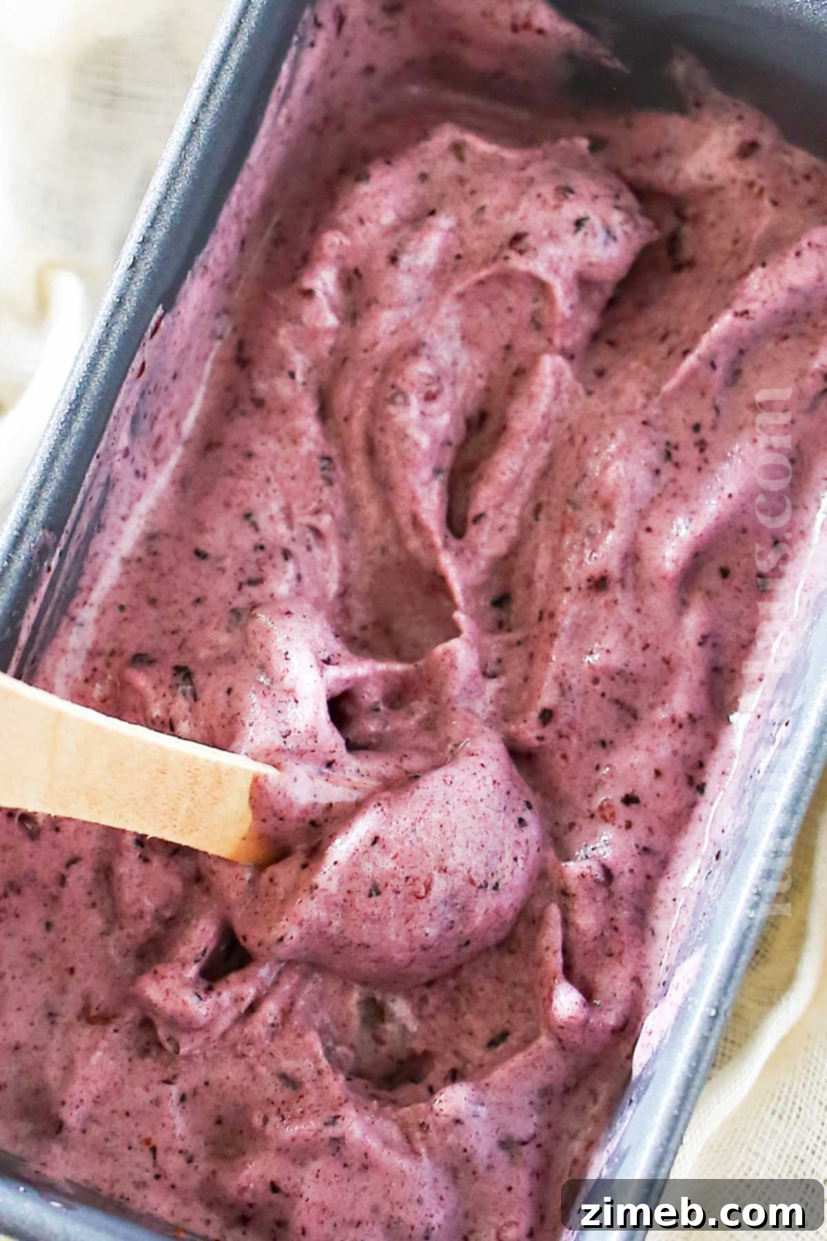 how to make Blueberry Ice Cream