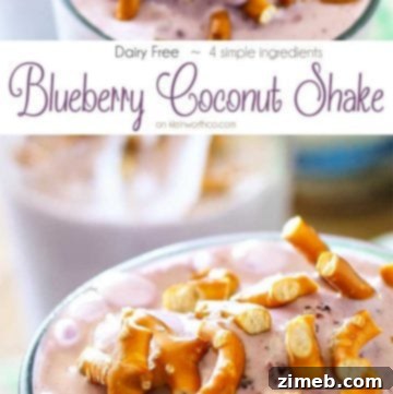 Vegan Blueberry Coconut Shake 6 Dairy-Free Blueberry Coconut Shake