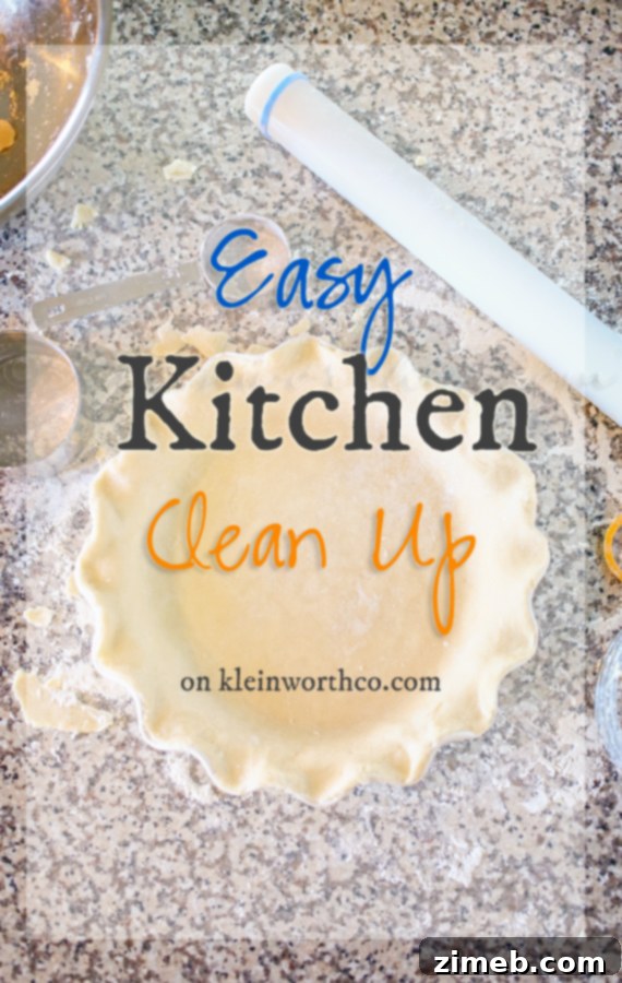 Transform Your Home in 5 Easy Steps Enter Our Giveaway! 10 Learn easy kitchen clean-up strategies to keep your kitchen spotless and organized with minimal effort.