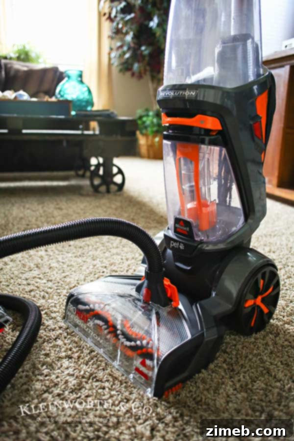 Transform Your Home in 5 Easy Steps Enter Our Giveaway! 7 Easily clean pet messes and stains with BISSELL's convenient, pre-mixed formulas and versatile hose attachments for upholstery.