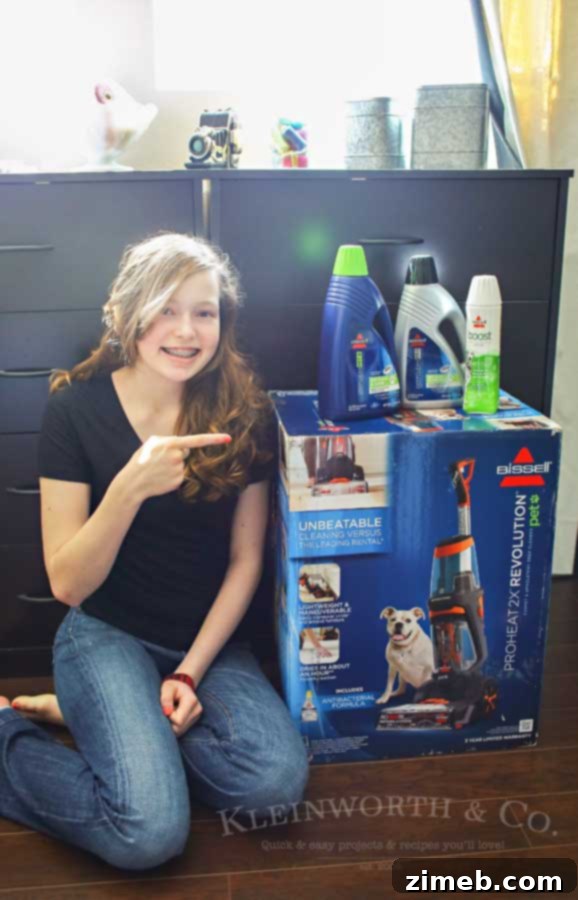Transform Your Home in 5 Easy Steps Enter Our Giveaway! 8 Enter to win a complete BISSELL cleaning system, including the ProHeat 2X Revolution Pet machine and specialized cleaning formulas.