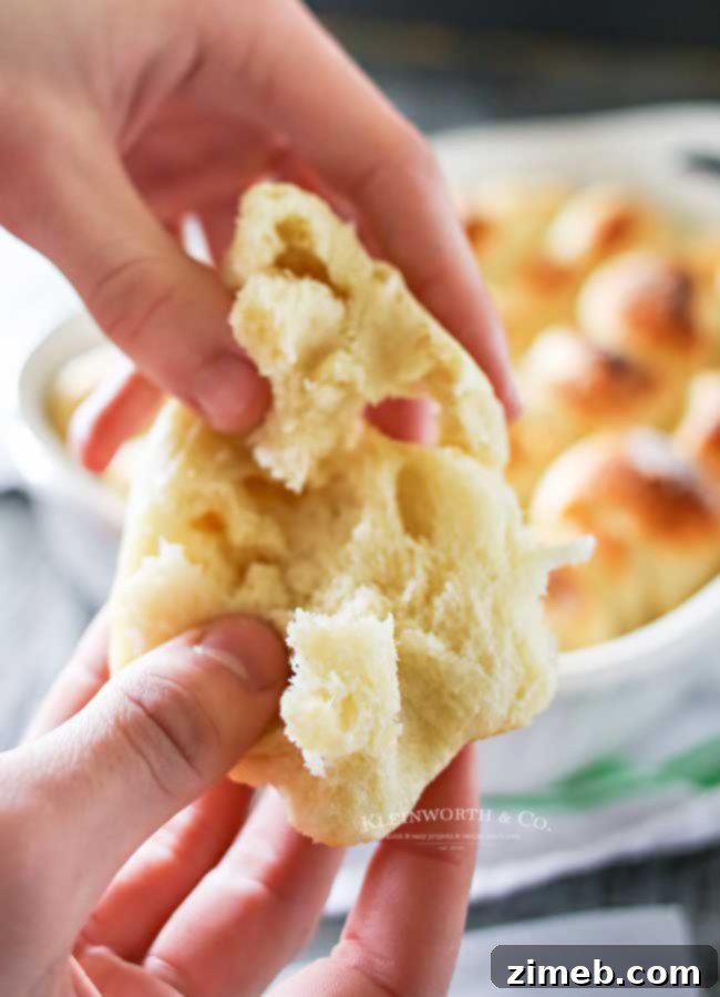 Buttery One Hour Dinner Rolls - a favorite yeast rolls recipe