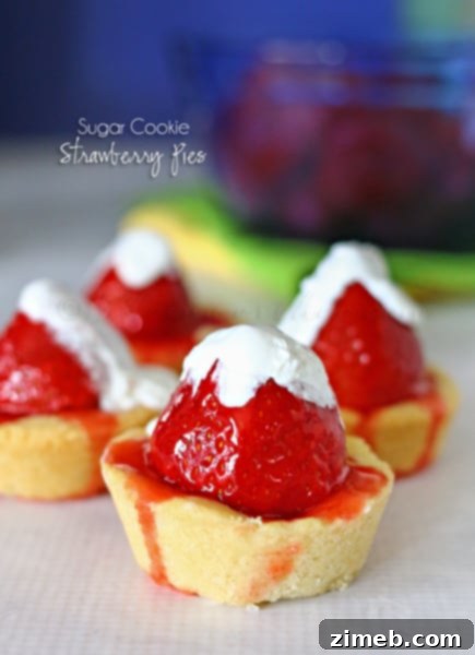 Flaky Strawberry Napoleons 7 Delicious Sugar Cookie Strawberry Pies, a quick and easy dessert for strawberry lovers.