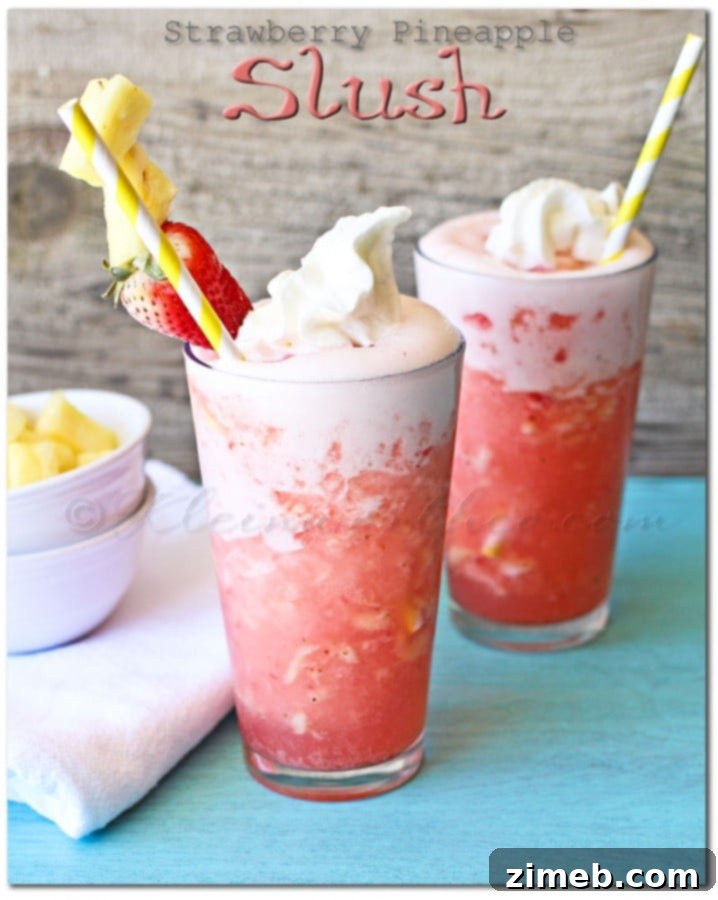 Your Ultimate Weekend Grill Success Kit 8 Strawberry Pineapple Slush is a popular and delicious drink recipe, perfect for hot summer days. Its 100% delicious flavor makes it a must-have refreshment.
