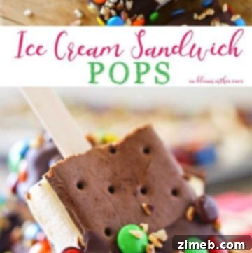 Ice Cream Sandwich Pops, a simple and fun summer treat.