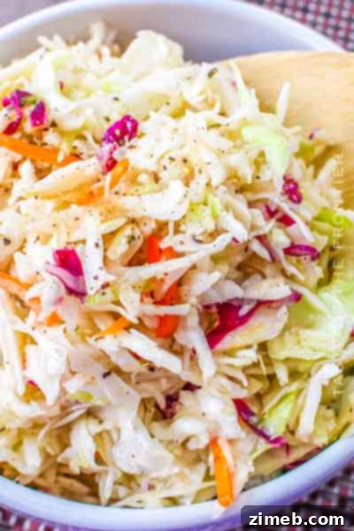 Red Wine Vinegar Coleslaw