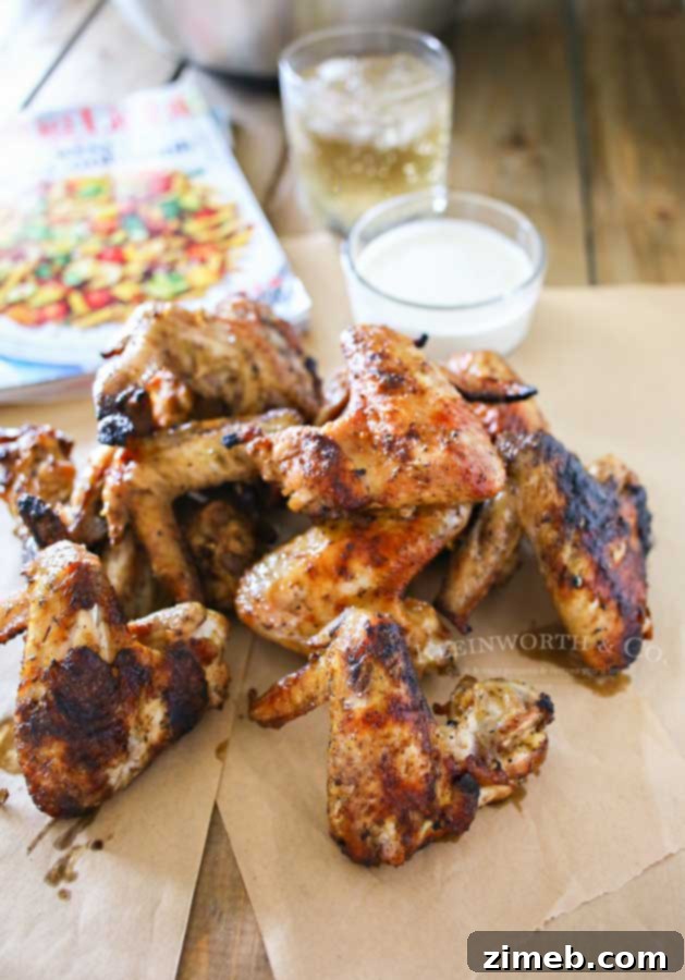 Grilled Chicken Wings- Seriously SO GOOD!
