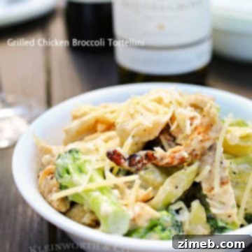 Grilled Chicken and Broccoli Tortellini 9 Grilled Chicken Broccoli Tortellini