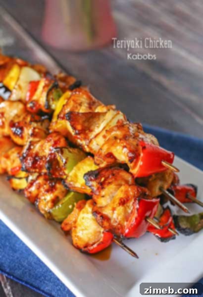 Grilled Chicken and Broccoli Tortellini 6 Teriyaki Chicken Kabobs