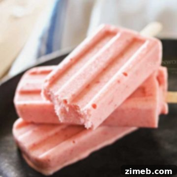 Strawberry Coconut Pops recipe image