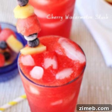 Cherry Watermelon Freeze 4 Cherry Watermelon Slush