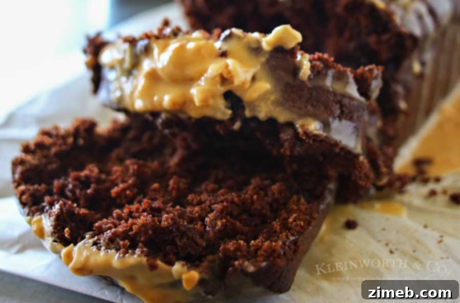 Peanut Butter Chocolate Zucchini Bread