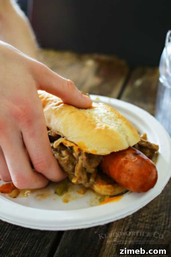 The ultimate blend of two classic flavors: a Philly Cheesesteak Hot Dog that is over-the-top amazing and perfect for any meal.