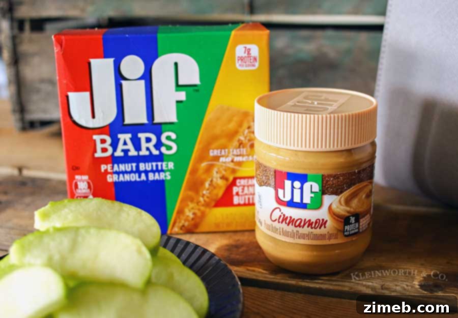 Best Peanut Butter Snacks are perfect for mid-day meals or after dinner treats. Both at home or on the go, they'll keep you peanut butter happy & satisfied. Jif flavored spread with apple.