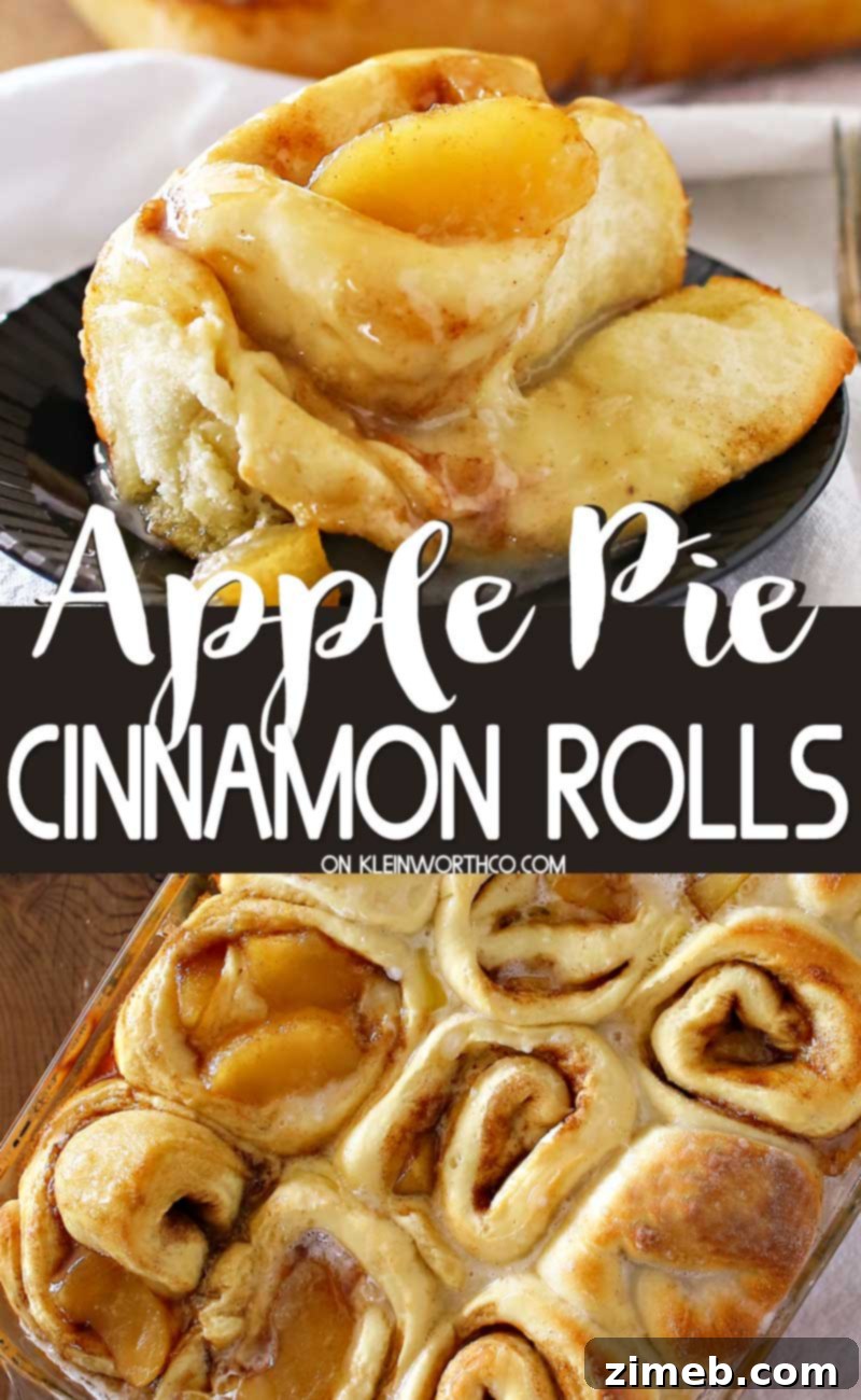 Apple Pie Cinnamon Rolls