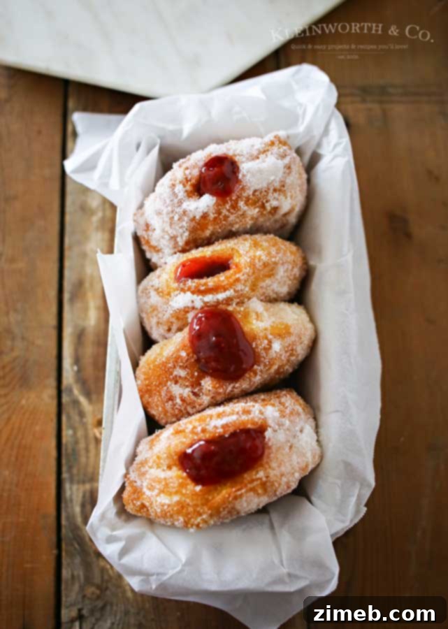 A plate of Easy Strawberry Jalapeño Donuts, showcasing delicious homemade treats