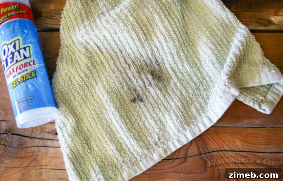 Tackling Grease Stains with OxiClean Max Force Foam