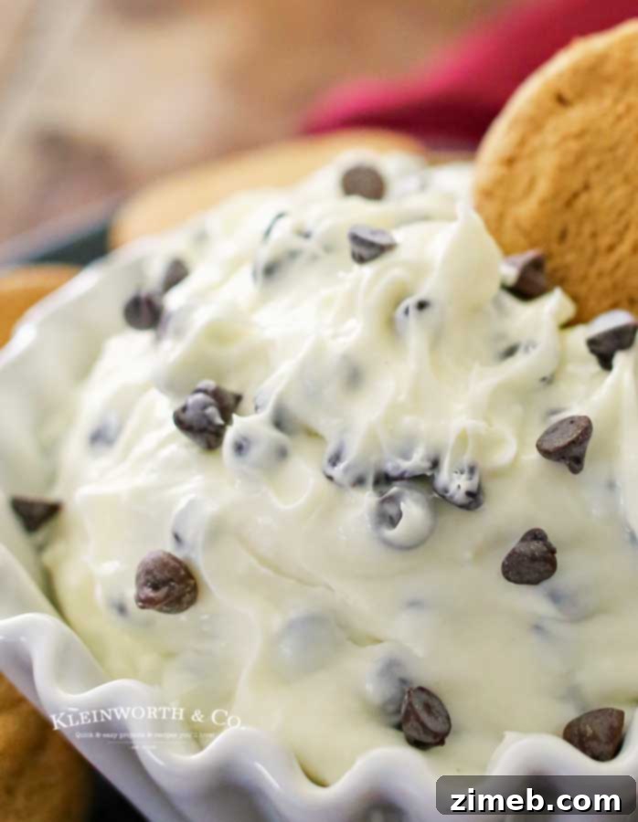 Snack recipe Chocolate Chip Dip