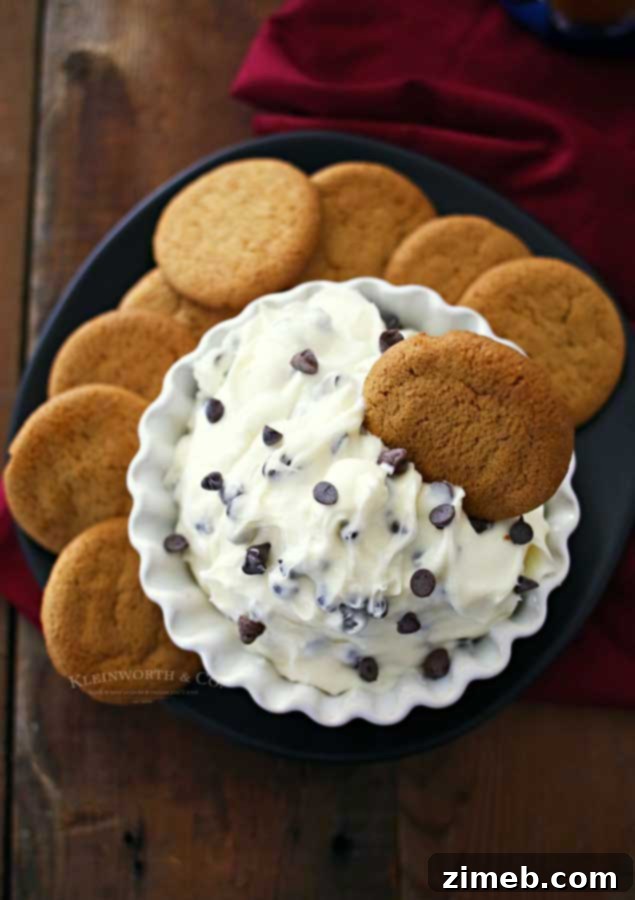 Recipe for Chocolate Chip Dessert Dip
