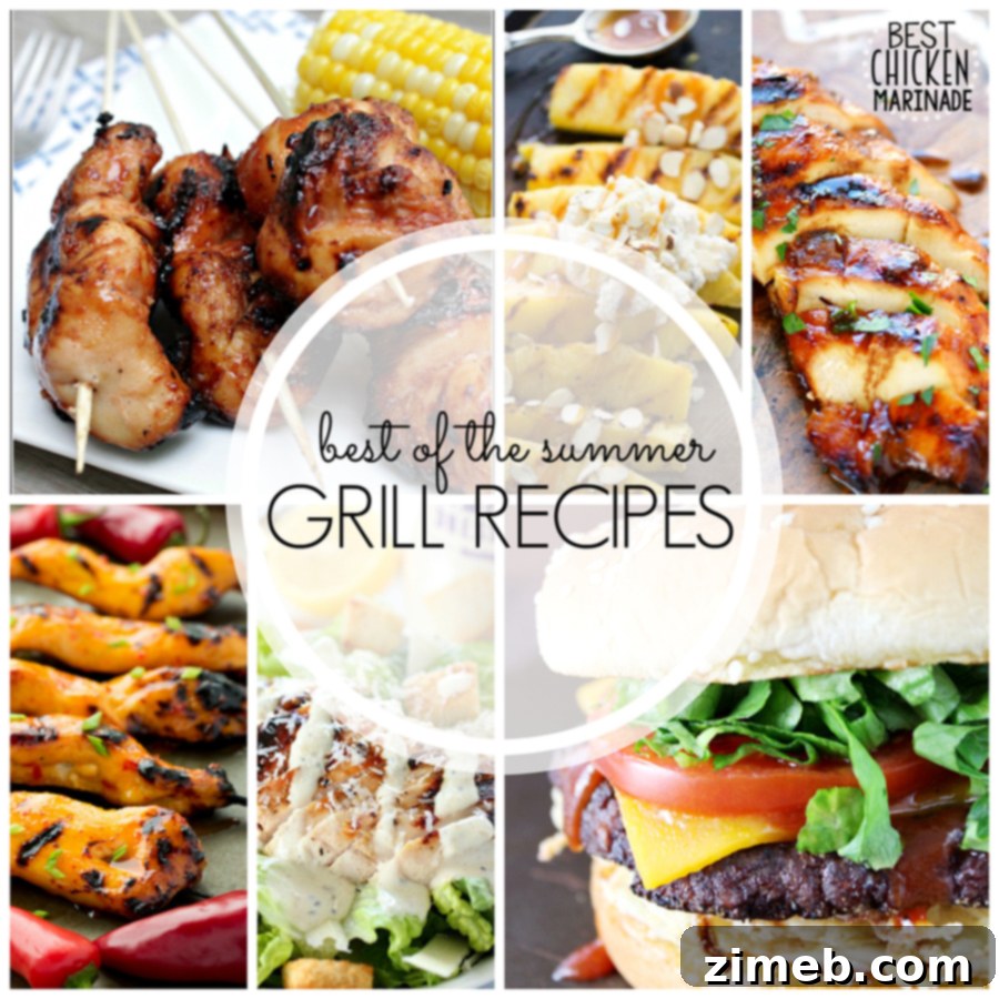 It's time to get your summer party on with these Best Summer Grill Recipes to feed the masses. Everything you need for your backyard bbq!