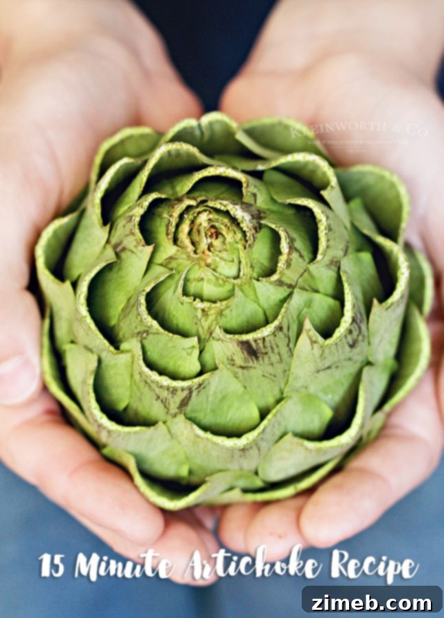 Delicious 15 Minute Artichoke Recipe for Dinner