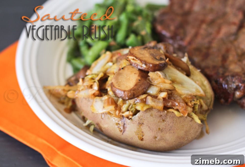Sauteed Vegetable Relish Recipe - Healthy Side