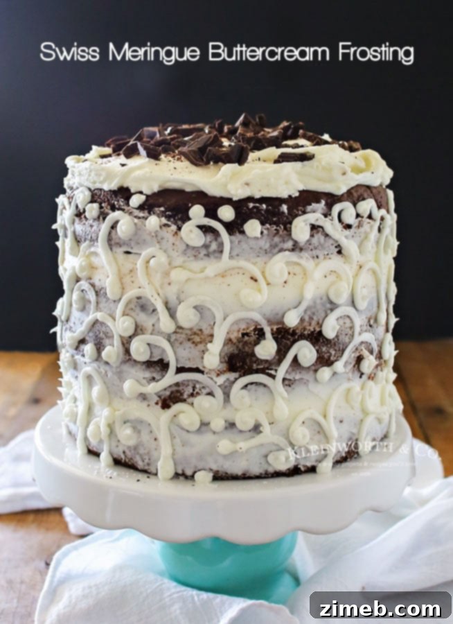 Swiss Meringue Buttercream Frosting
