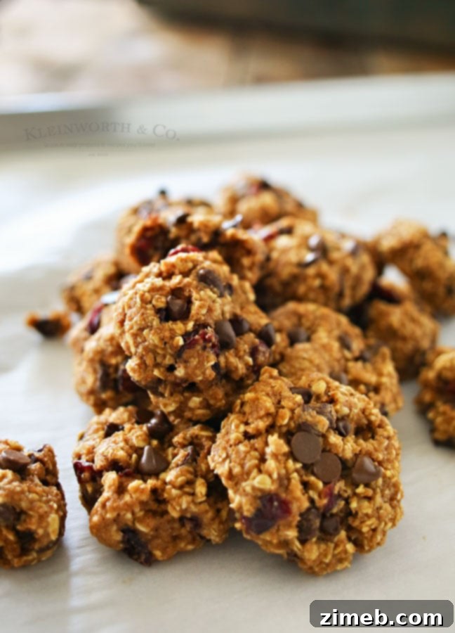 Sweet and Tart Cranberry Chocolate Chip Oatmeal Cookies 3 Cranberry Oatmeal Chocolate Chip Cookies