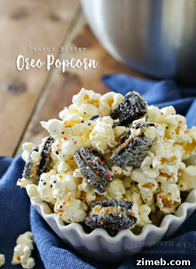 Oreo Peanut Butter Popcorn Crunch 3 Peanut Butter Oreo Popcorn
