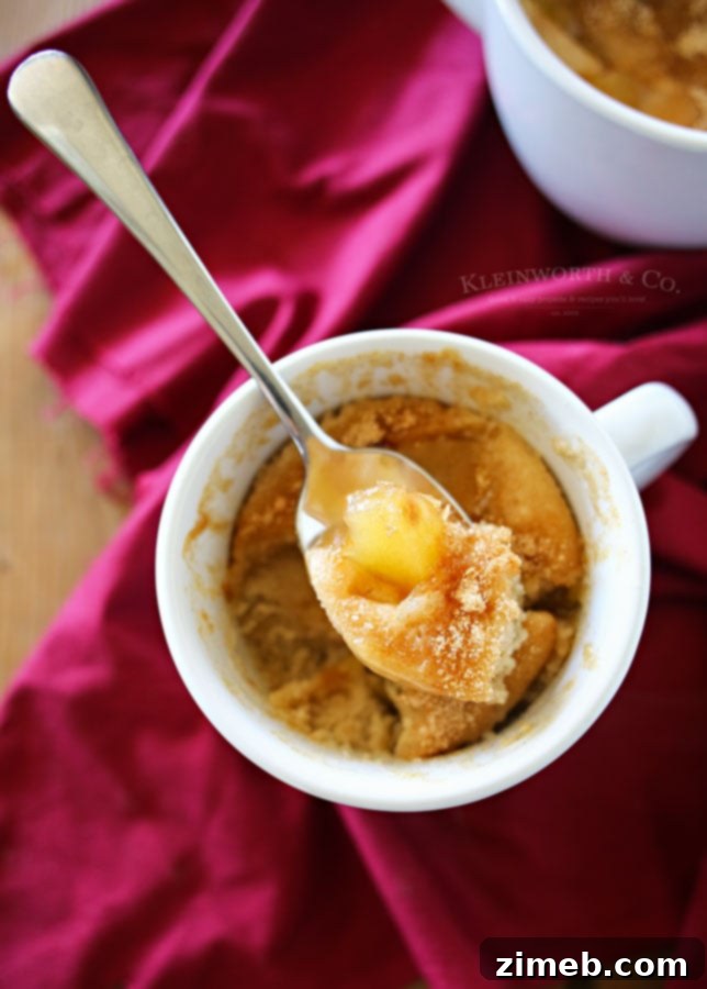 Apple Pie Mug Magic 3 Apple Pie Mug Cake