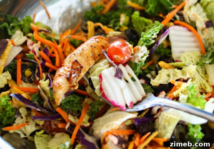 Fresh ingredients for Easy Southwest Chicken Salad