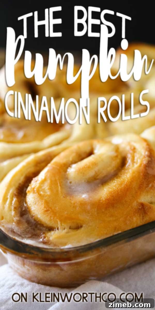 Super Easy Pumpkin Cinnamon Rolls