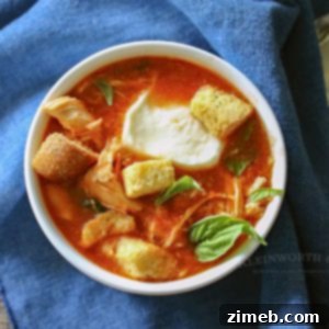 Slow Cooker Chicken Parmesan Soup