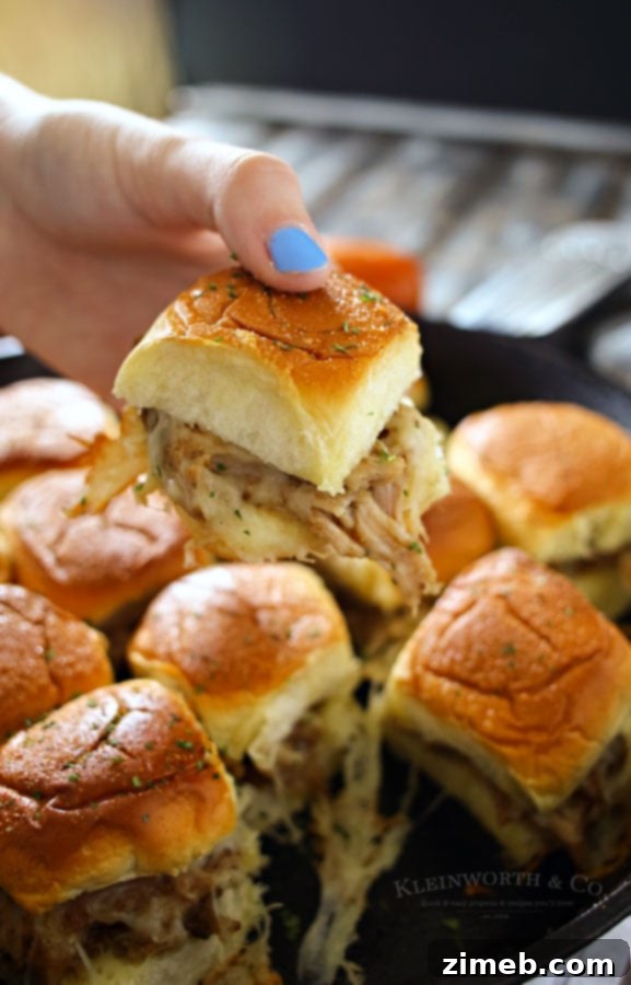 Brown Sugar Balsamic Pork Skillet Sliders