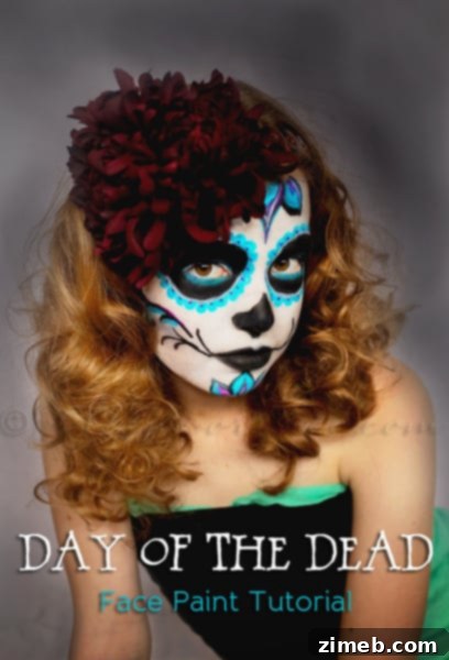 Day of the Dead Face Paint Tutorial