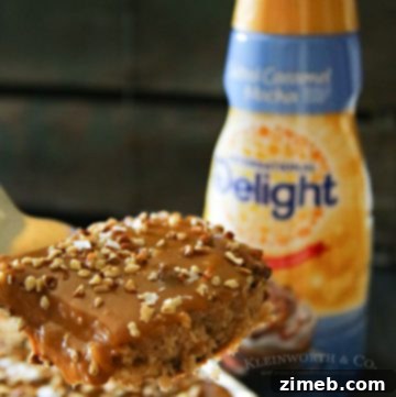 Salted Caramel Mocha Sheet Cake