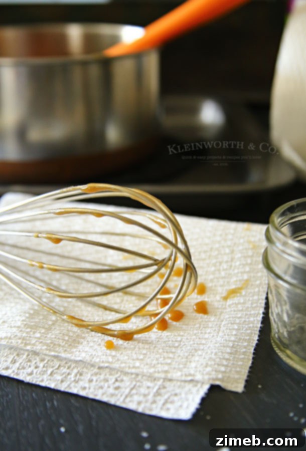 Salted Caramel Sauce with Fall Treats