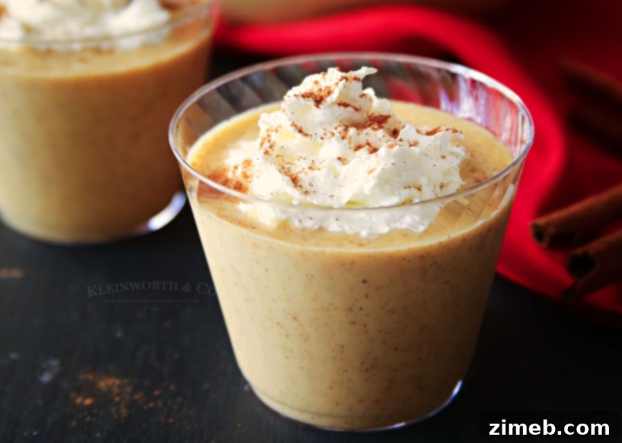 Pumpkin Cheesecake Eggnog 3 Pumpkin Cheesecake Eggnog