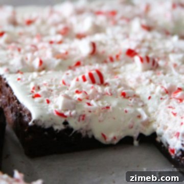 Peppermint Mocha Brownies Recipe Card
