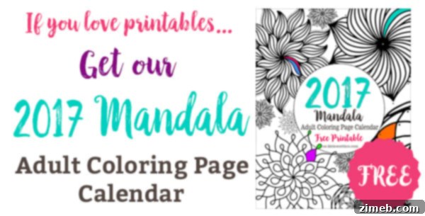 Free Holiday Comfort Joy Printables 4 2017 Mandala Adult Coloring Page Calendar Free Printable