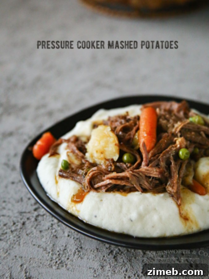 Pressure Cooker Mashed Potatoes - A Family Favorite