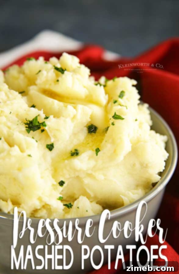 Pressure Cooker Mashed Potatoes - A Culinary Delight