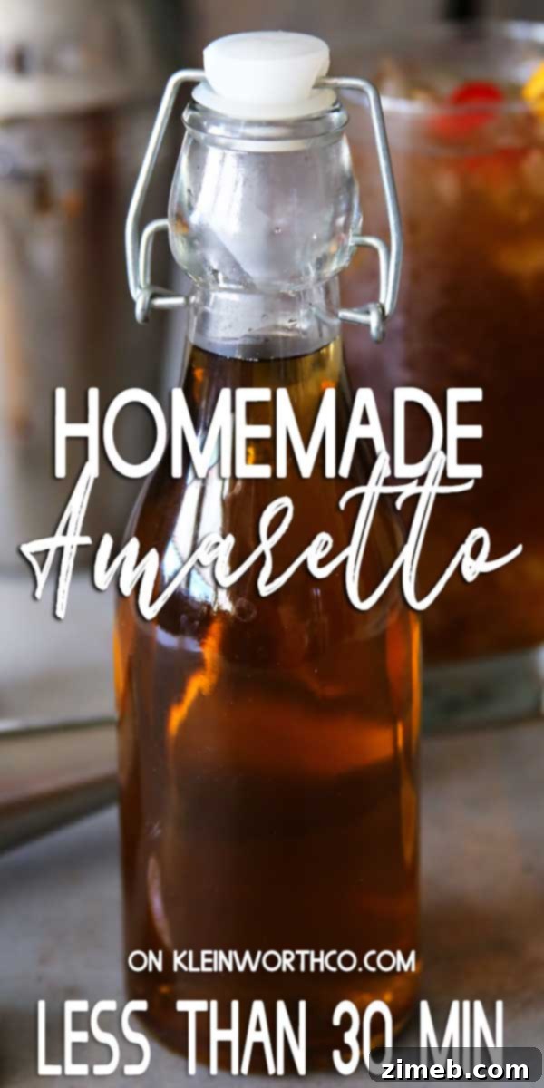 Homemade Amaretto Recipe