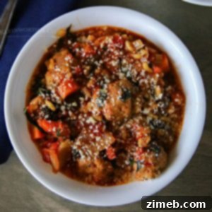 Italian Wedding Soup with Pork Meatballs, a delicious and easy recipe for a hearty meal.