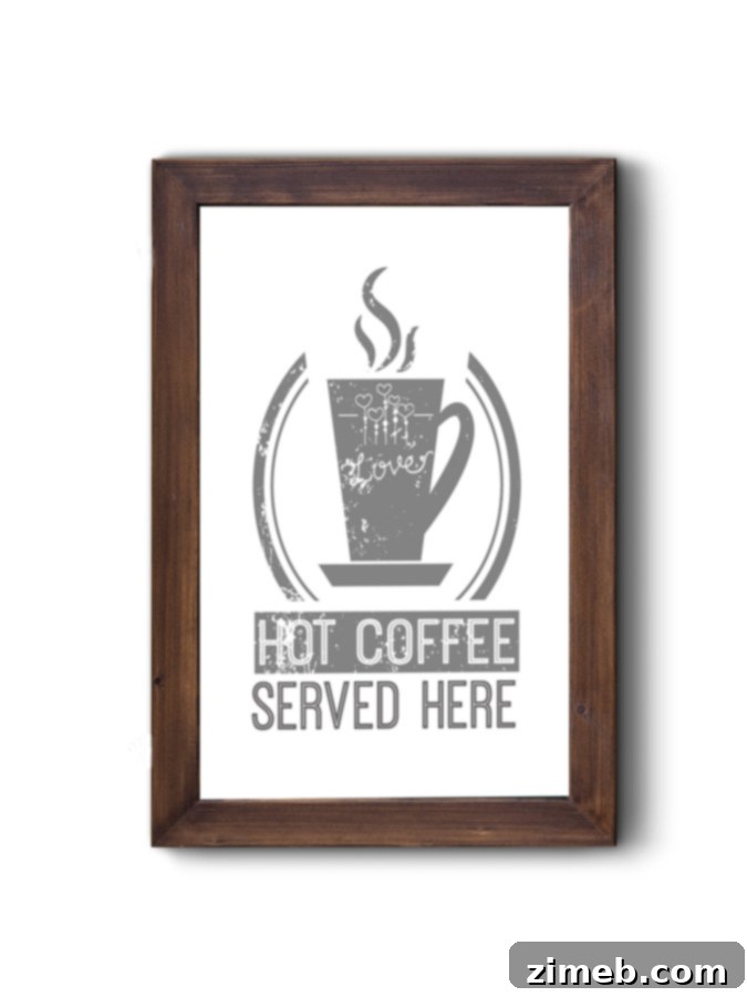 Free Printable Hot Coffee Bar Sign 6 Complete coffee station setup with Ninja Coffee Bar System and custom decor