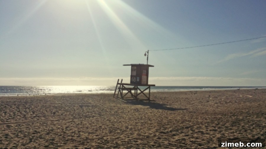 Huntington Beach pier and sunset, a perfect family beach spot.